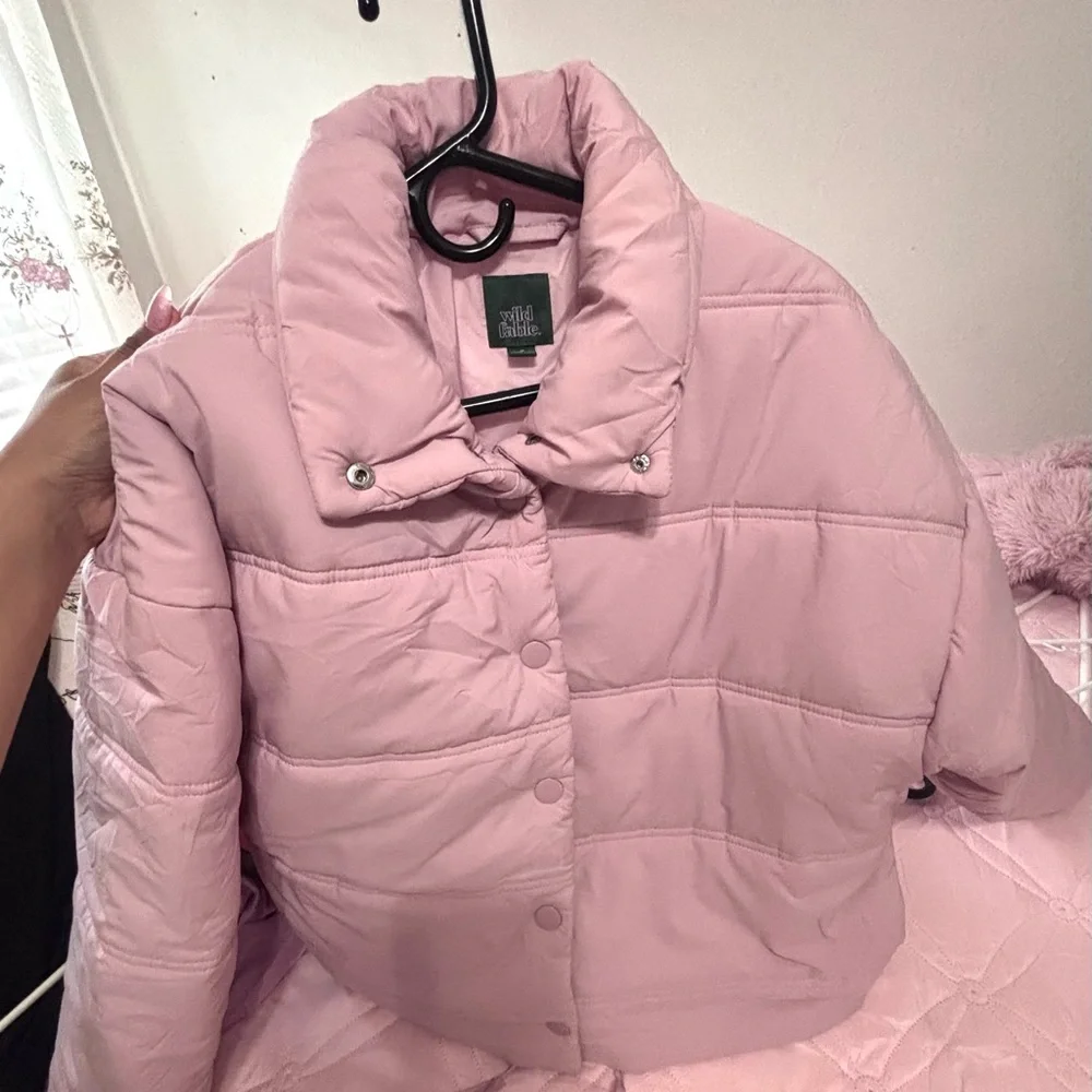 Pink Puffer Jacket - Picture 1 of 3